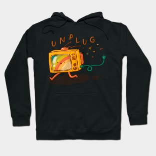 Unplug Crew - Tv Hoodie